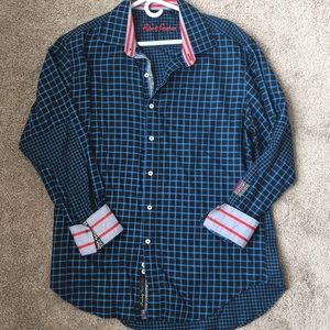 LIKE NEW ROBERT GRAHAM MEN’S DRESS SHIRT